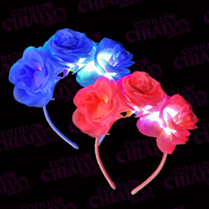 Vincha Rosas Led