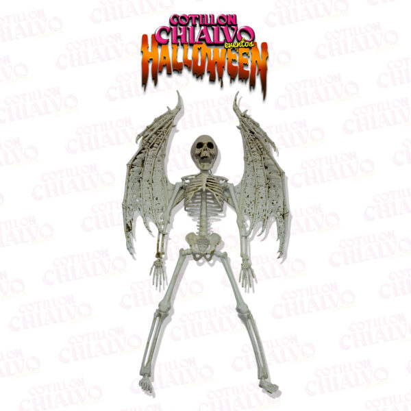 Esqueleto Demonio Alas 25cm
