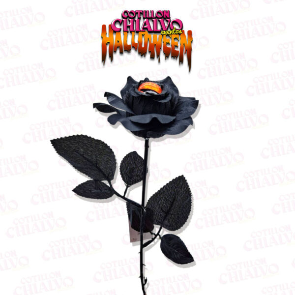 Rosa Tallo C/Ojo Halloween