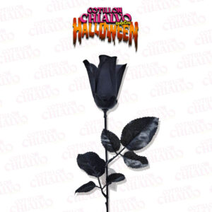 Rosa Tallo Negra Halloween