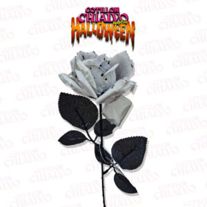 Rosa Tallo Blanca Halloween