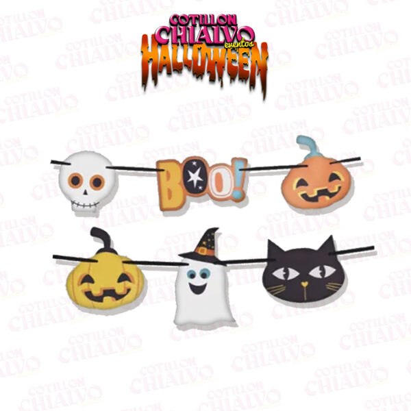 Guirnalda Boo Halloween 2.5mts
