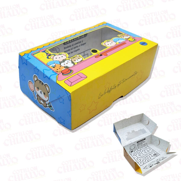 Caja Rect Niño C/Visor (21x14x8cm)