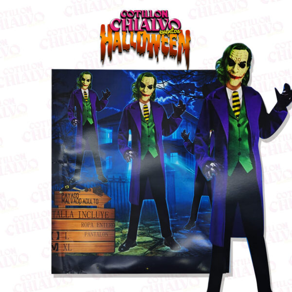 Disfraz Joker Adulto C/Mascara