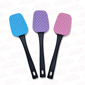 Cuchara Silicona Mango Plastico 26cm