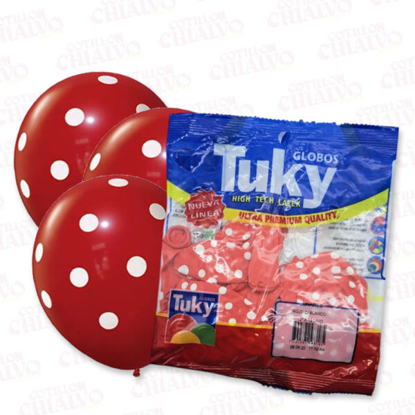 Globo Impreso Tuky 12" x12u