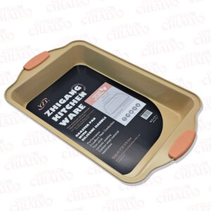 Fuente Teflon Mango Silicona (41x26x5,5cm)