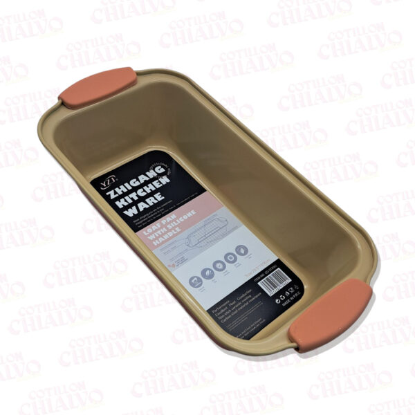 Molde Teflon Budin Gr Mango Silicona (30x15x6cm)