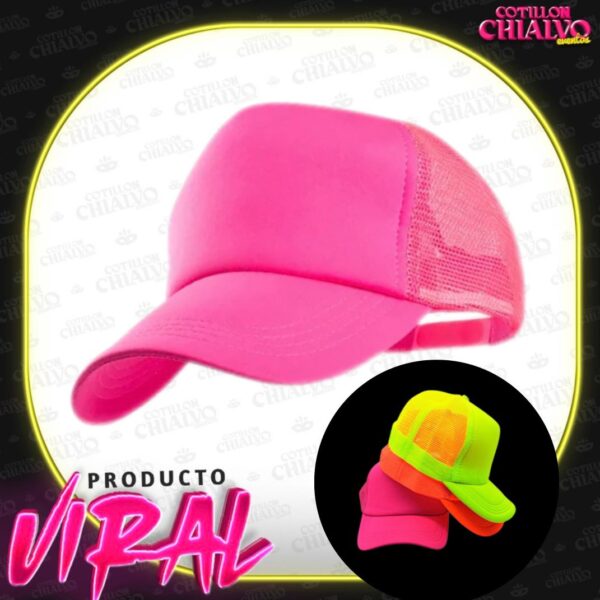 Gorra trucker lisa Fluo