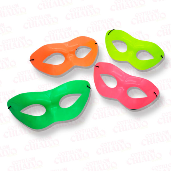 Antifaz Duro Fluo 12u