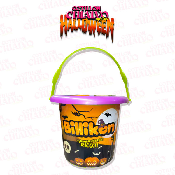 Balde Golosinero Halloween