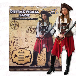 Disfraz Pirata Sadie "M"