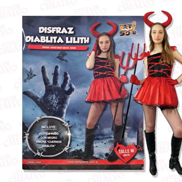 Disfraz Diablita Lilith