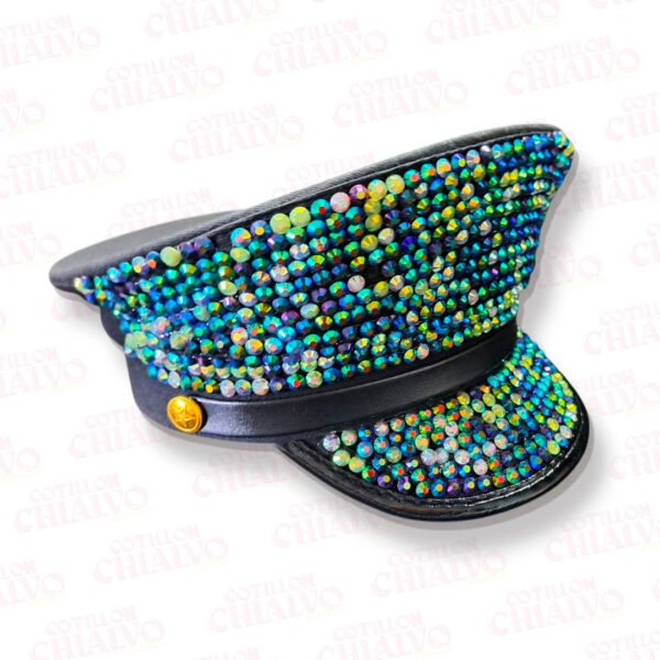 Sombrero Policia Strass Frente