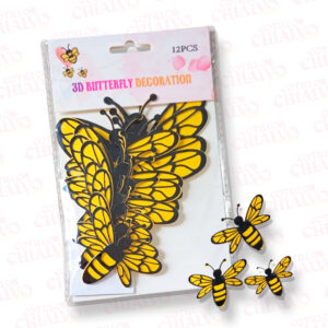Abejitas Decorativas 3D 12u