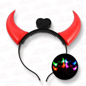 Vincha Diablo Led 12u