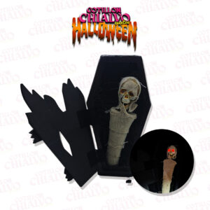 Momia En Ataud 30cm C/Luz