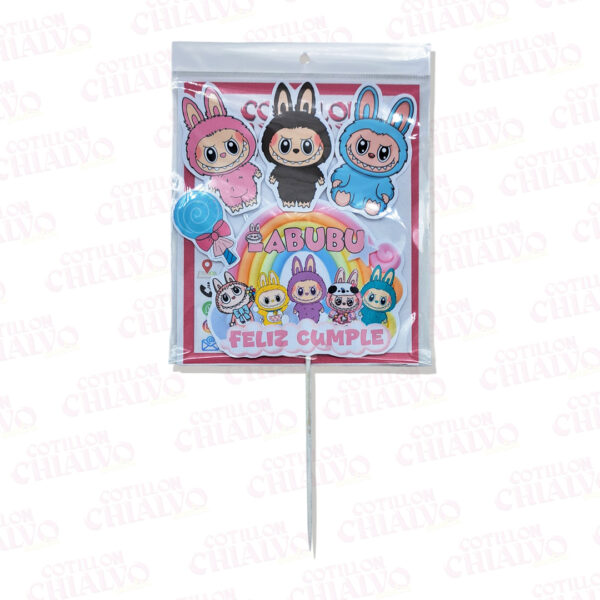 Topper Torta Cartel Frase