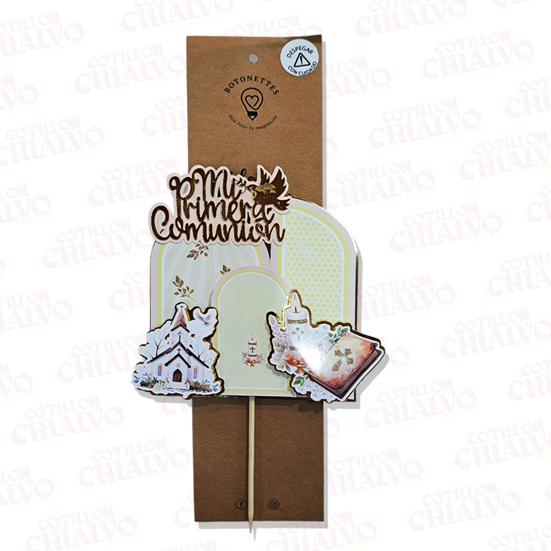 Topper Torta Comunion