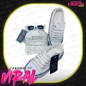 Gorra + Anteojo + Zapatillas Novia