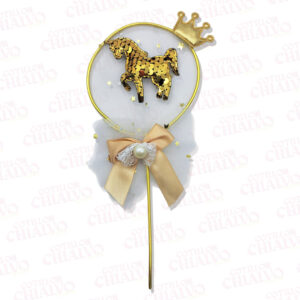 Adorno Torta Unicornio 22cm