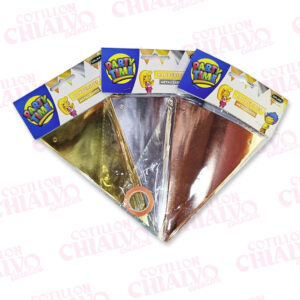 Banderin Triangulo Metalizado