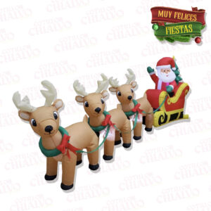 Inflable Trineo Magico C/Led 3mts