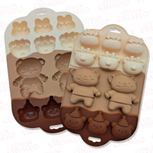 Molde silicona Osito 11u