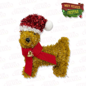 Adorno Lameta Navidad Md Perro (13x16cm)