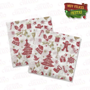 Servilleta Feliz Navidad x 20U
