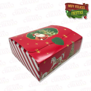 Caja Navidad Rect S/Visor 21x14x7.5cm)