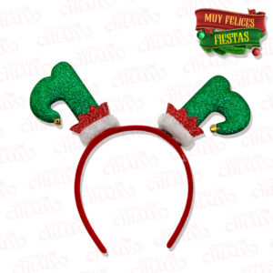 Vincha Navidad Pies Elfo