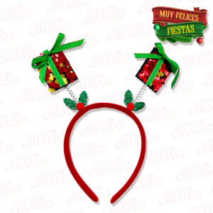 Vincha Navidad Regalo Resorte